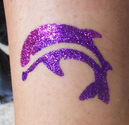 Glitter Fish Tattoos